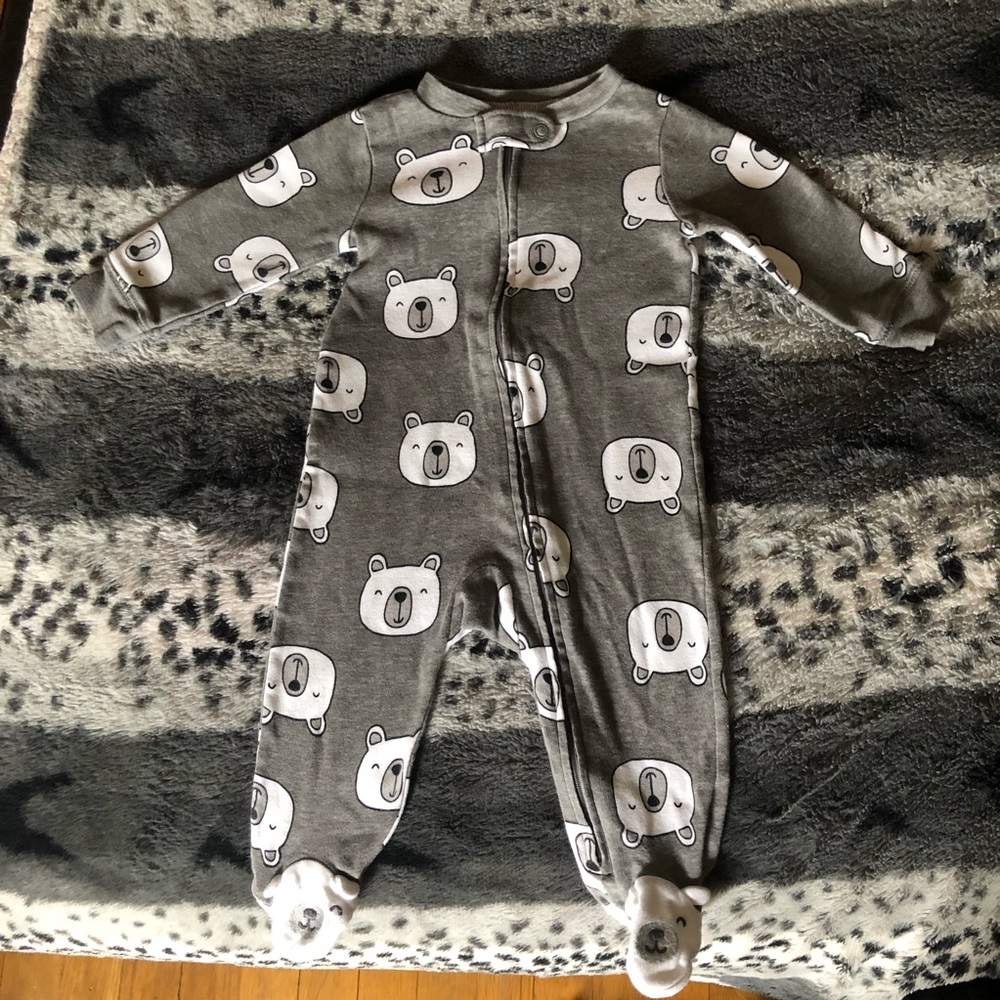 Grey Polar Bear Unisex Sleep N Play